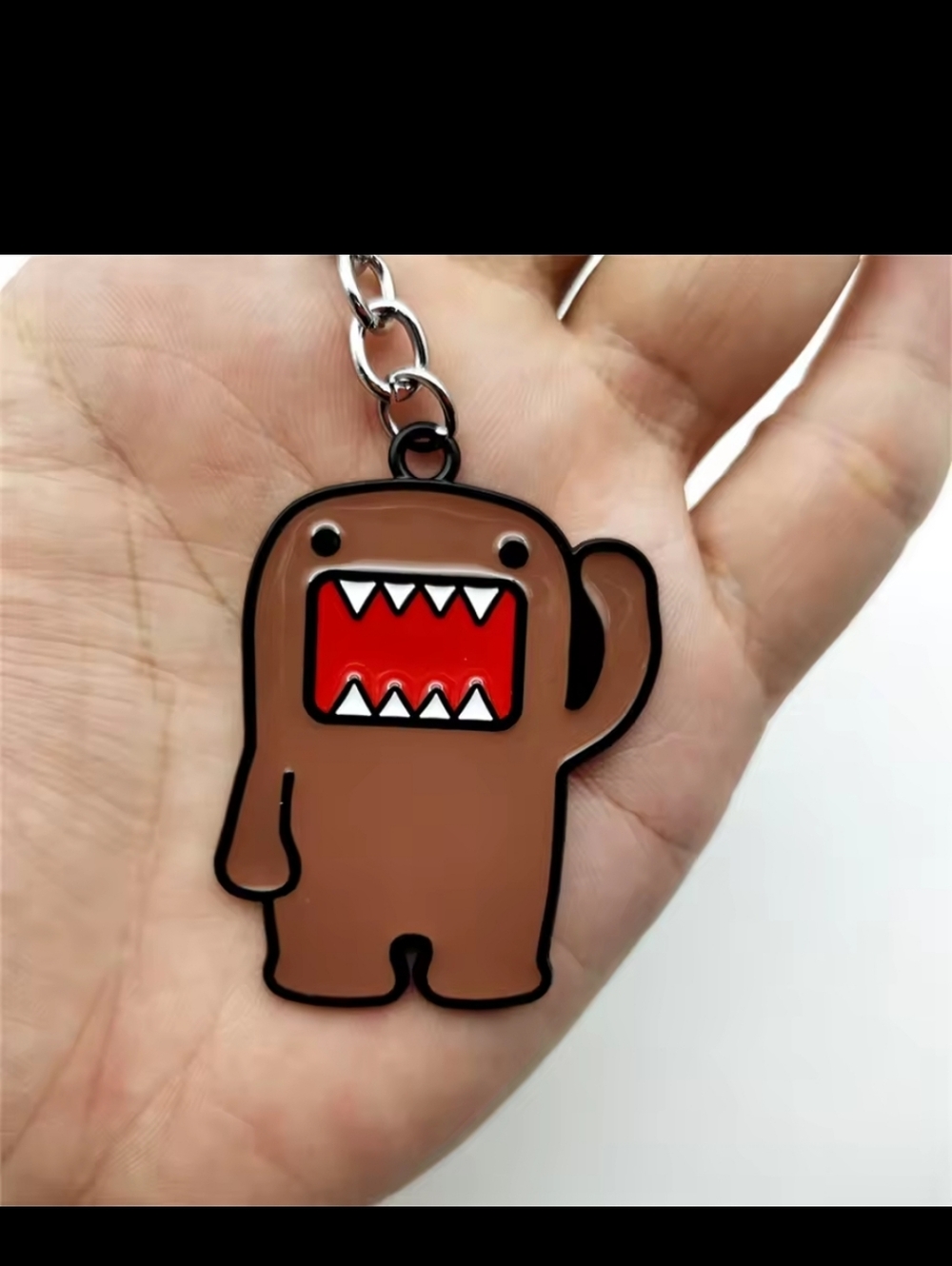 Domo-kun Enamel Keychain